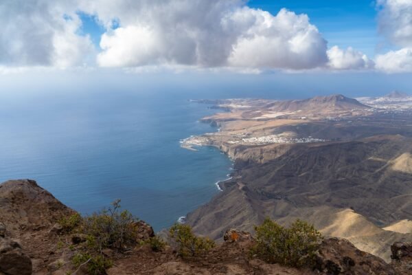 Scenic views from Roque Fanque, Agaete, Gran Canaria, Canary Islands